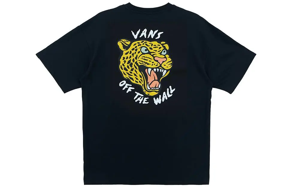 Vans Set in Sleeve T Shirt Men's Black