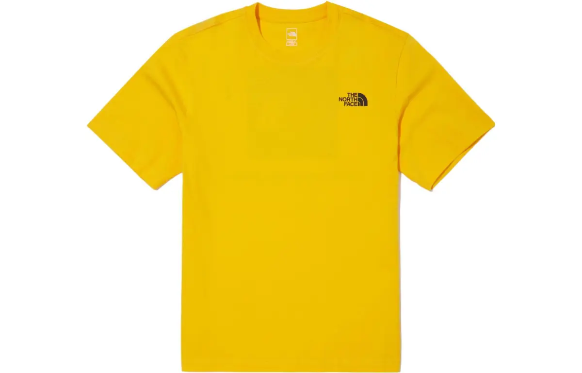 THE NORTH FACE Cotton Nse Box Logo S/S R/Tee Yellow Korea Version