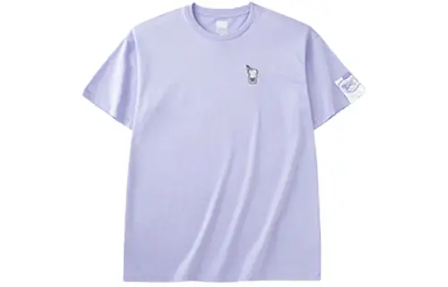 Anta T Shirt Unisex Dark Gray Purple