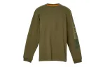 Timberland T Shirts Men's Olive Green Crew Neck Moderate Straight Fit