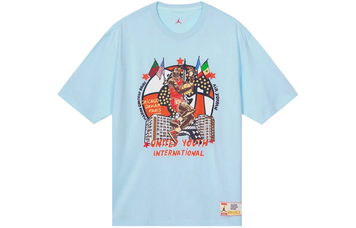 JORDAN X Maison Chateau Rouge T-Shirt Asia Sizing