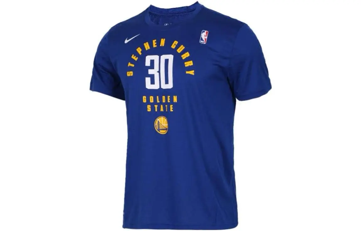 Nike T Shirt Golden State Warriors Men's Blue