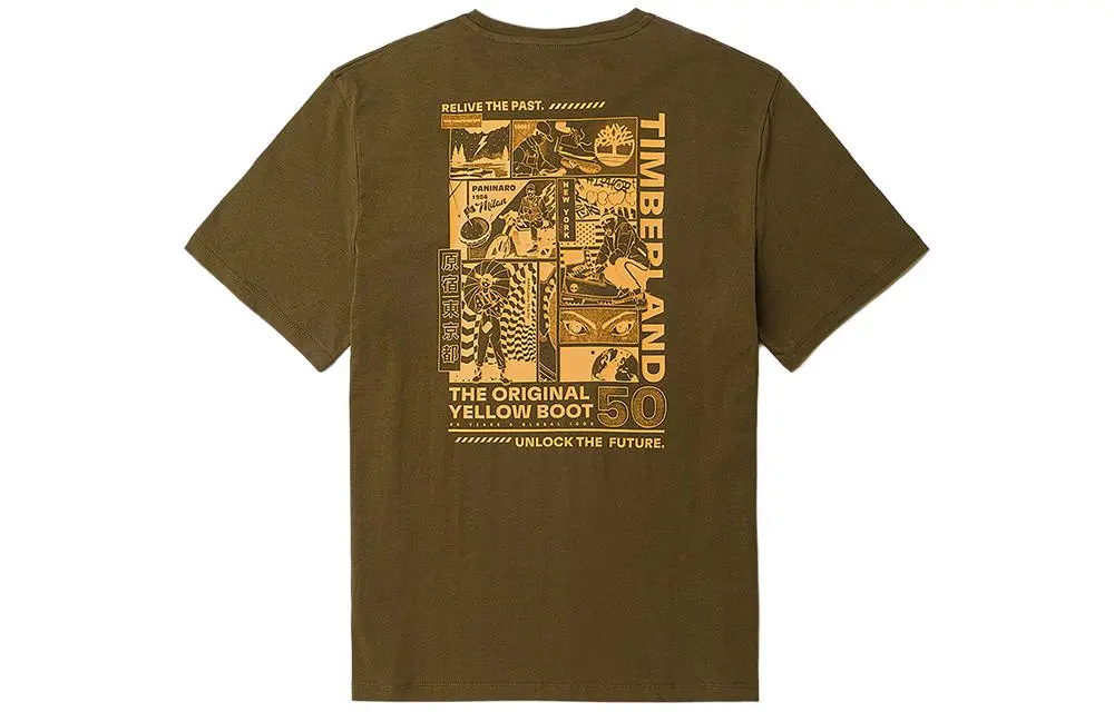 Timberland T Shirt Unisex Dark Olive Green