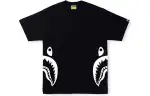 Bape Bicolor Side Shark Tee SS22