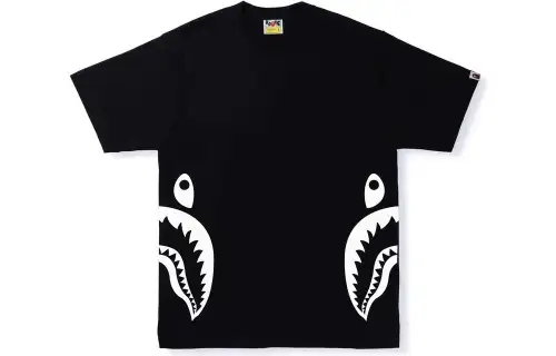 Bape Bicolor Side Shark Tee SS22