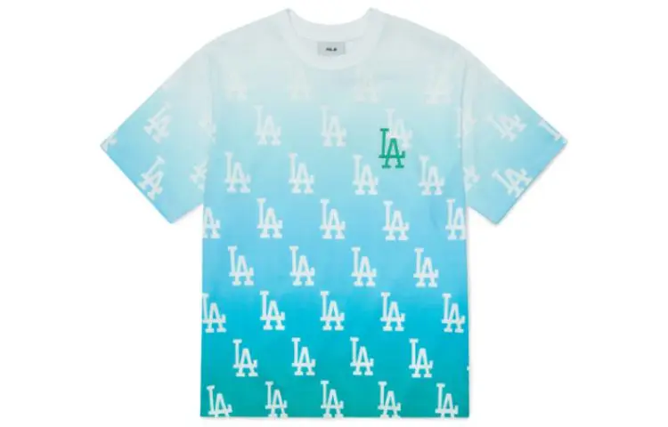 MLB Drop Shoulder Sleeve T Shirt Unisex Green