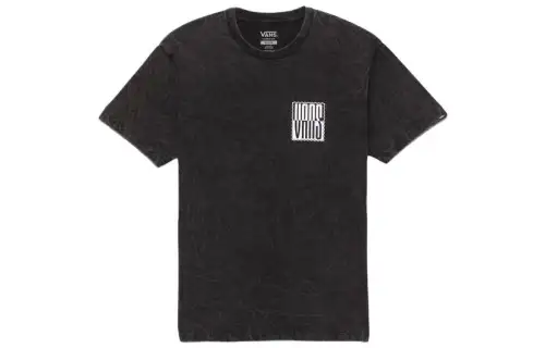 Vans T Shirts Men's Dark Green Crew Neck Moderate