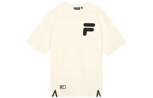 FILA FUSION TOKYO STUDIO T Shirt Unisex Antique Inspired Style White