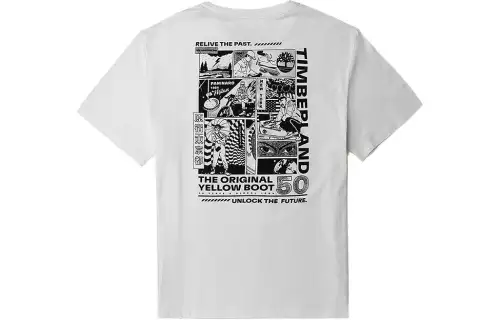 Timberland T Shirt Unisex White