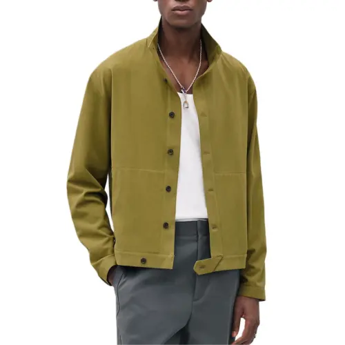 HERMES Jackets & Coats Men's Green