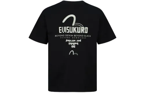 EVISU T Shirts Men's Crew Neck Moderate Straight Fit
