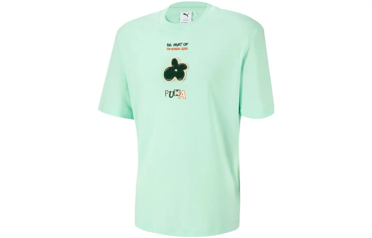PUMA SS23 T Shirt Unisex Mint Green