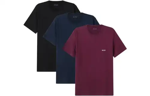 HUGO BOSS T Shirts Men's Crew Neck Moderate Straight Fit