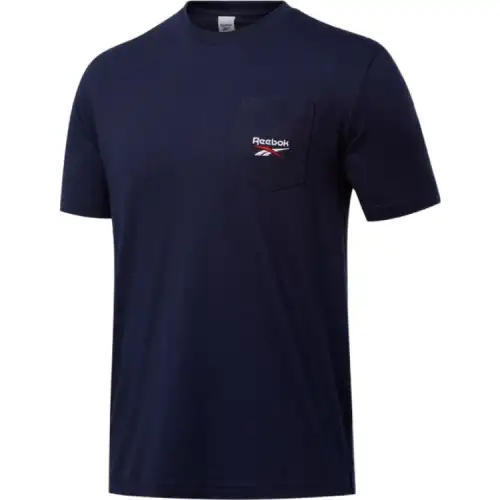 Reebok Set in Sleeve T Shirt Unisex Navy Blue