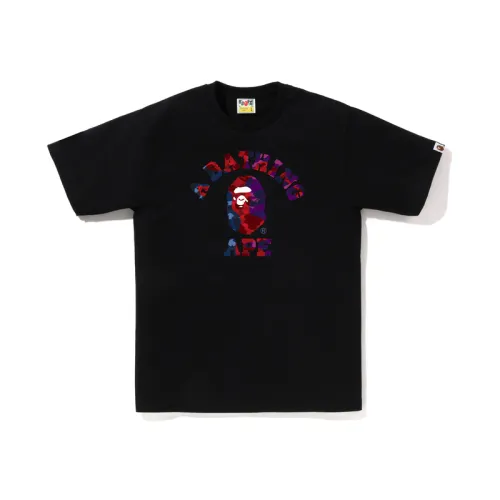 Bape Color Camo Crazy College Tee