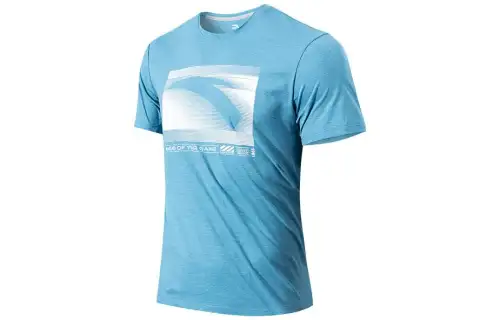 ANTA Variety Training Collection T Shirts Men's Tale Green Crew Neck Moderate