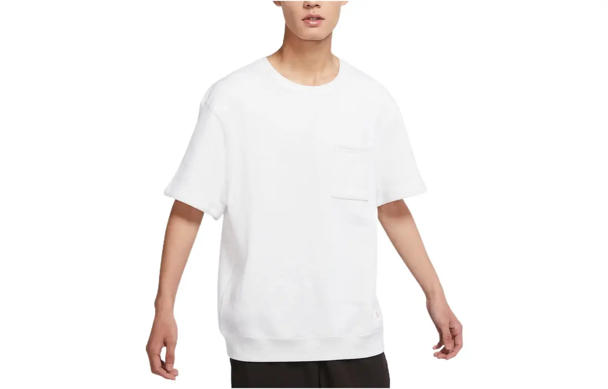 Nike T-Shirts Unisex White Crew Neck Moderate