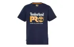 Timberland T Shirts Men's Navy Blue Crew Neck Moderate Straight Fit