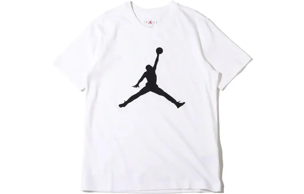 Jordan T-Shirts Men's White Crew Neck Moderate