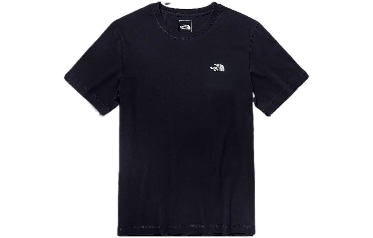 THE NORTH FACE Explorer Collection Quick-Dry T-Shirts Men's Blue Crew Neck Moderate Straight Fit