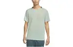 Nike T Shirts Men's Green Crew Neck Moderate Straight Fit