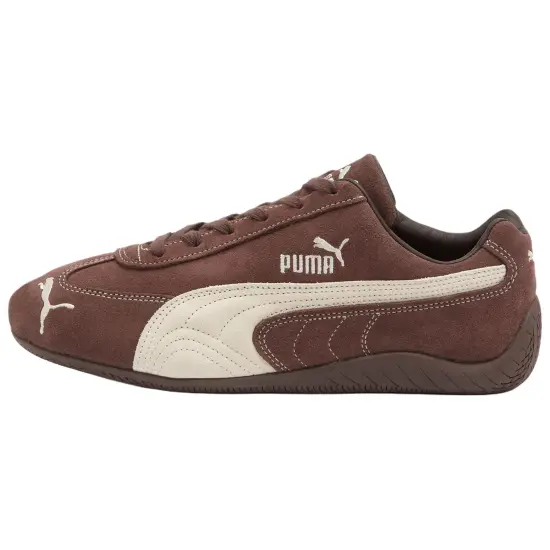 PUMA Speedcat Abrasion Resistant Slip Resistant Low Top Casual Shoes Unisex Brown