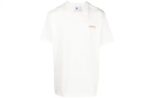 Adidas Originals T Shirts Men's White Crew Neck Thin