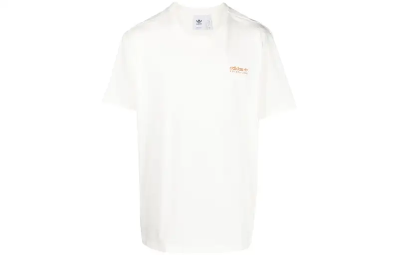 Adidas Originals T Shirts Men's White Crew Neck Thin