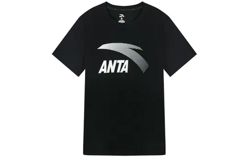 Anta Life Collection Regular T Shirt Men's Black White