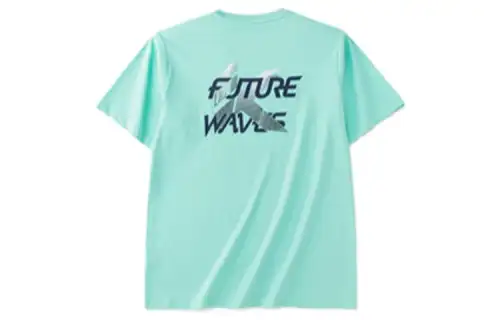 ANTA T Shirts Men's Green Crew Neck Moderate Straight Fit