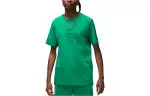 Jordan T Shirts Men's Lucky Green Crew Neck Moderate Straight Fit