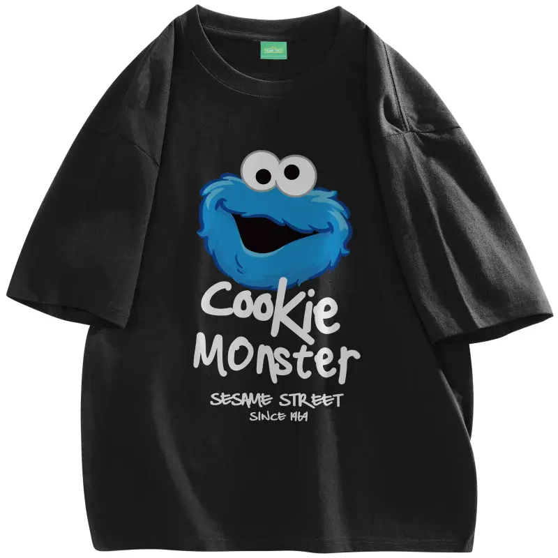 SESAME STREET Drop Shoulder Sleeve T Shirt Unisex
