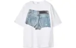 LOEWE T Shirts Men's White Crew Neck Moderate Straight Fit