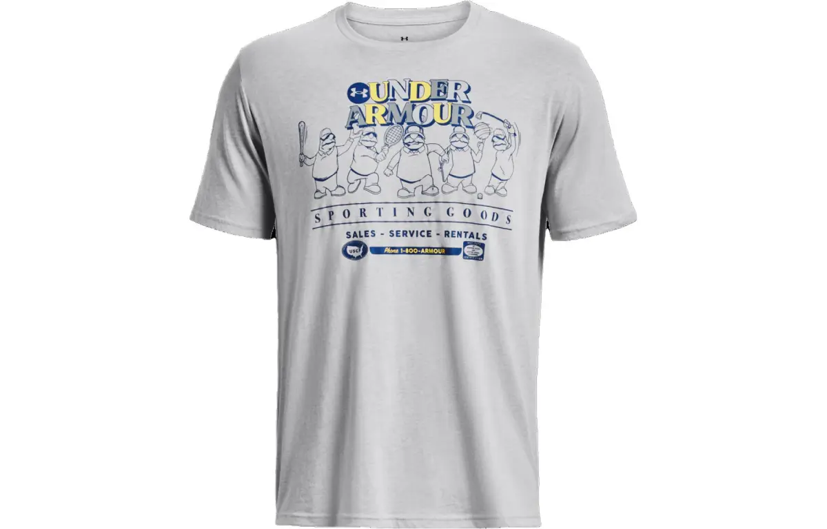 Under Armour T Shirt Men's Light Modern Gray
