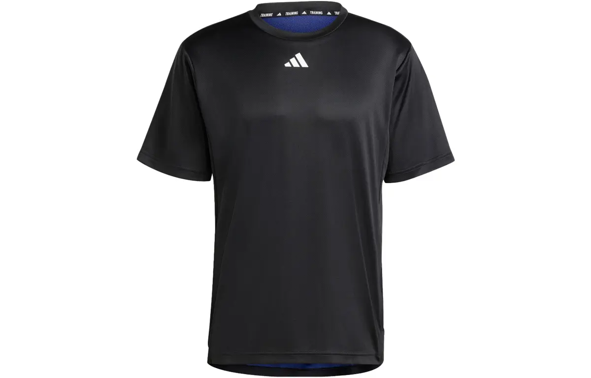Adidas HIIT T-Shirts Men's Black Crew Neck Moderate