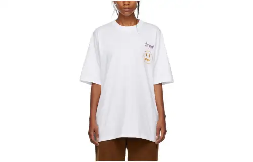 Drew House Letter Logo Series SS22 T Shirt Unisex White