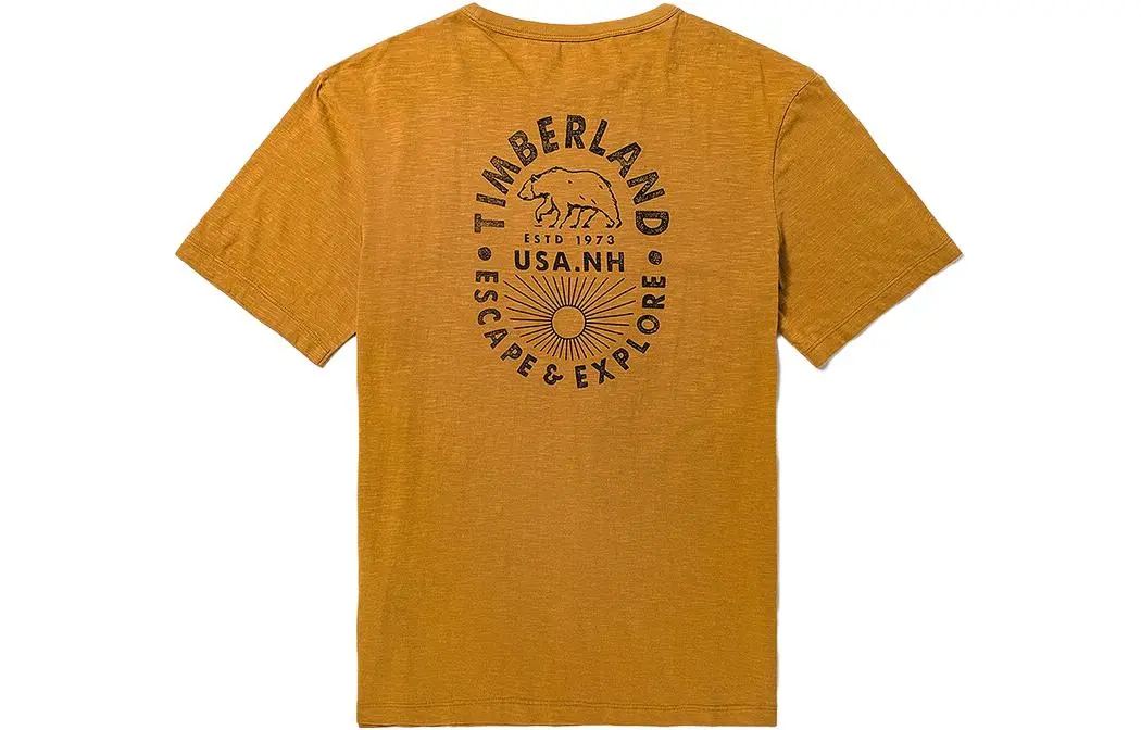 Timberland Set in Sleeve T Shirt Men's Wheat