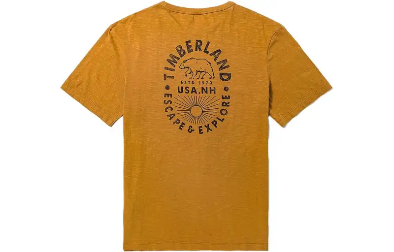 Timberland Set in Sleeve T Shirt Men's Wheat