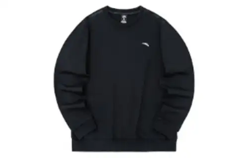 ANTA Variety Training Collection T Shirts Men's Black Crew Neck Moderate Straight Fit