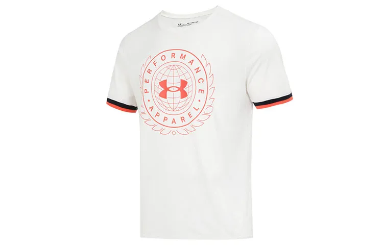Under Armour Drop Shoulder Sleeve T Shirt Men's White
