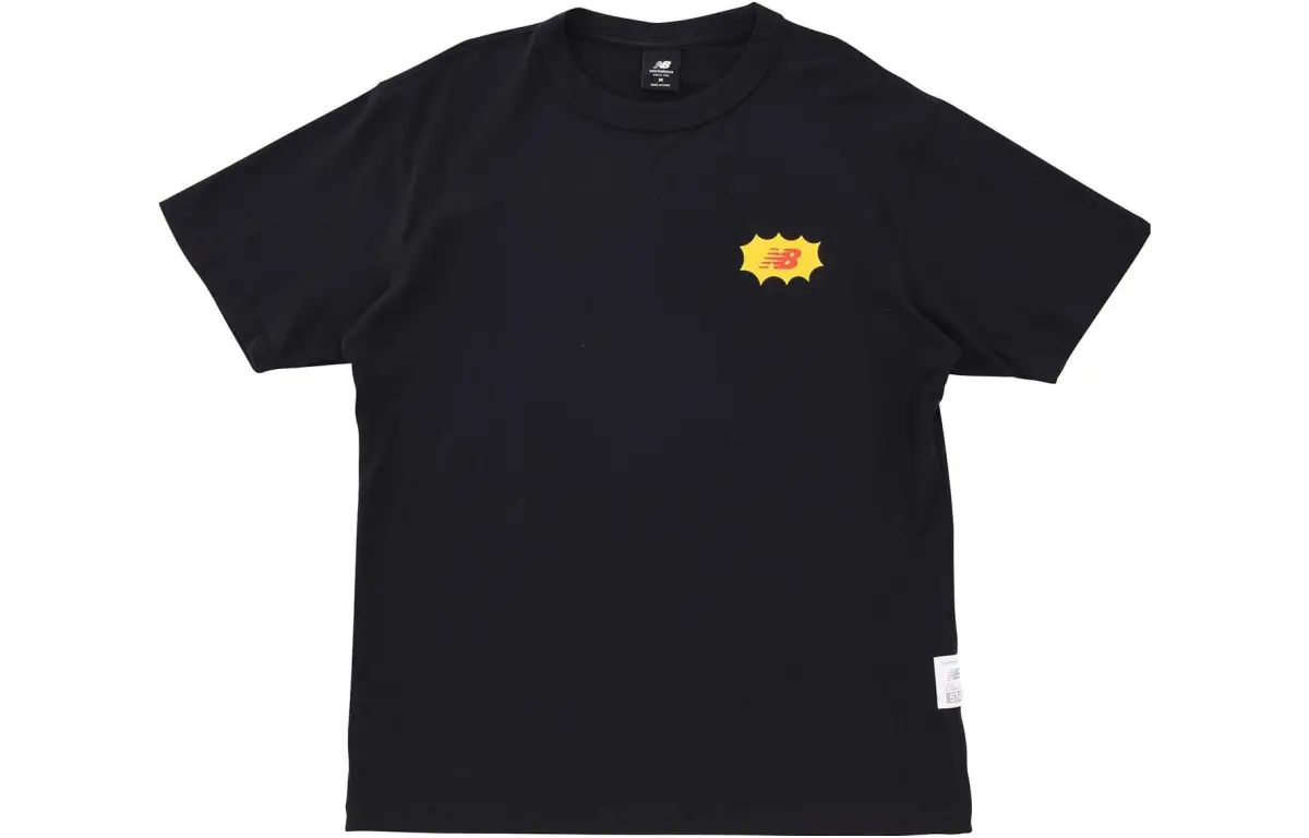 New Balance Drop Shoulder Sleeve T Shirt Men's Black