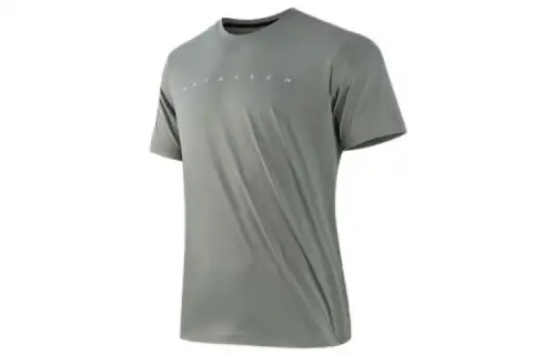 ANTA Variety Training Collection T Shirts Men's Bean Gray Crew Neck Moderate Straight Fit