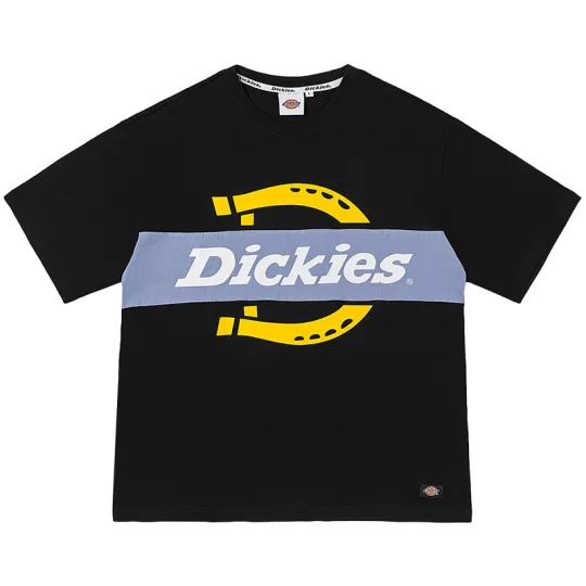 Dickies T Shirts Men's Black Crew Neck Moderate