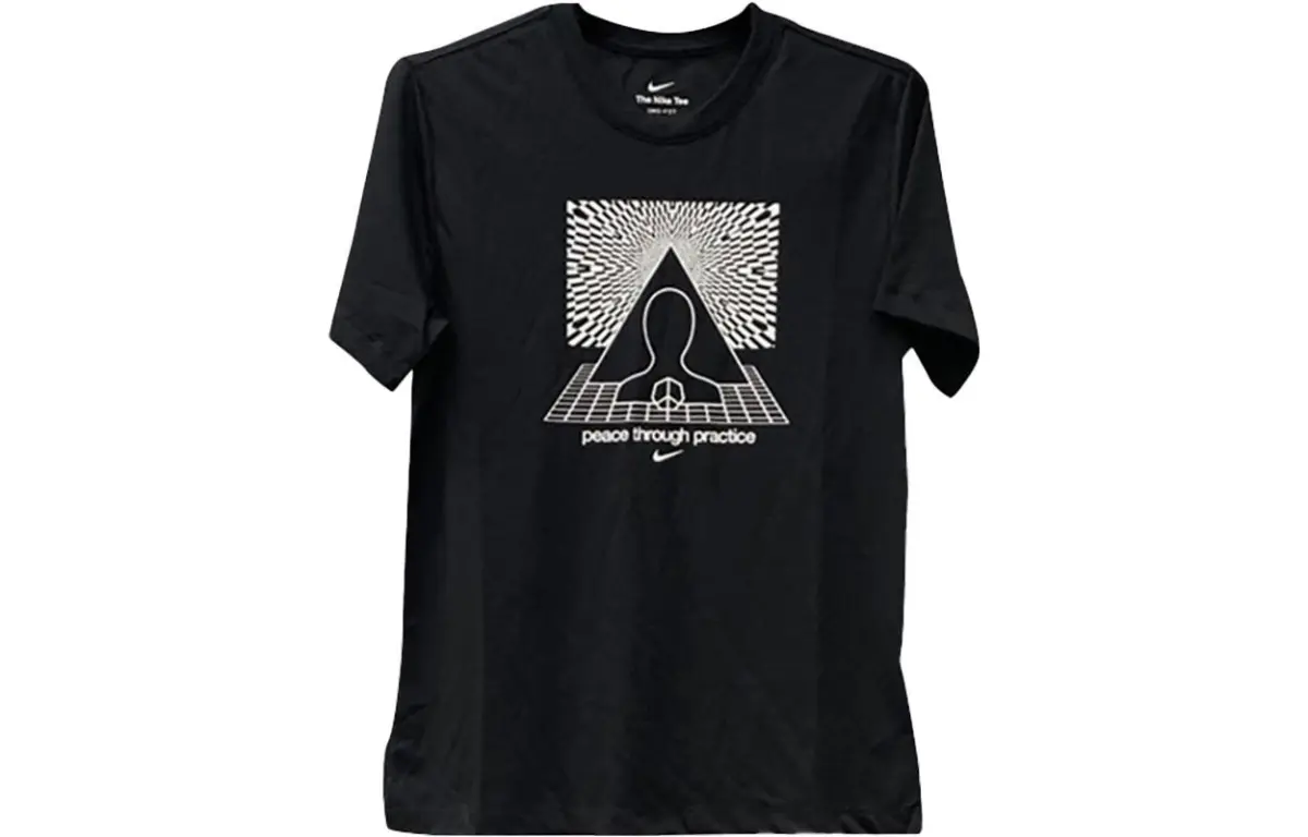 Nike Drop Shoulder Sleeve T-Shirt Men's Black