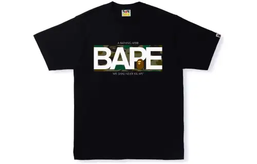 Bape 1st Camo Bape Logo Tee