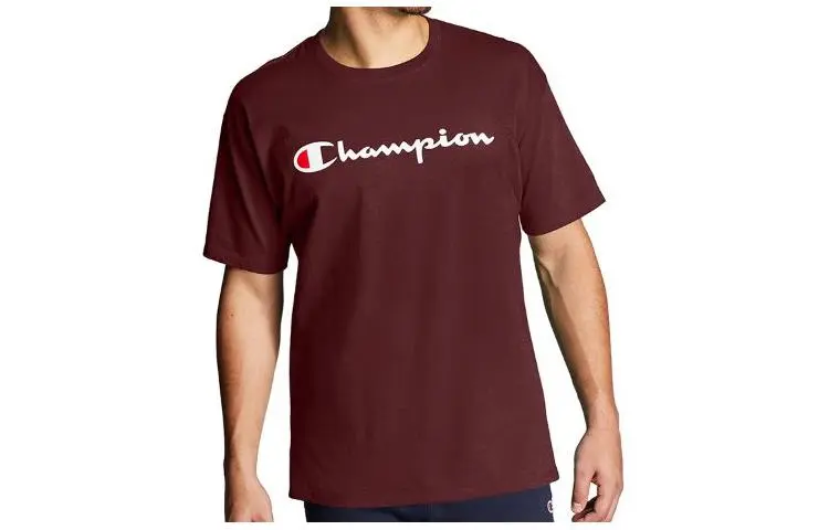 Champion T-Shirts Men's Crew Neck Moderate Straight Fit