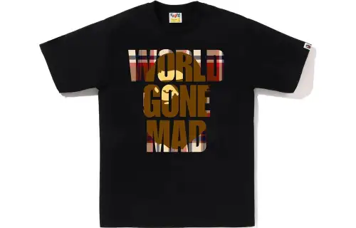 Bape Check Wgm Ape Head Overlap Tee