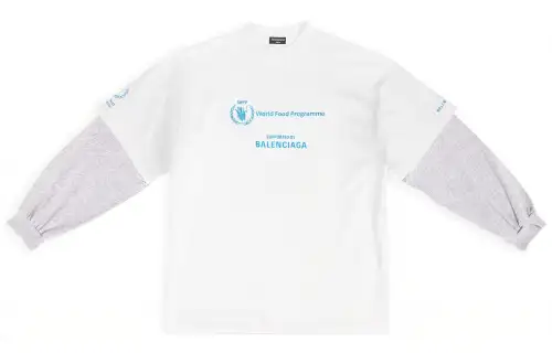 Balenciaga X WFP T Shirt Loose Fit Men's White
