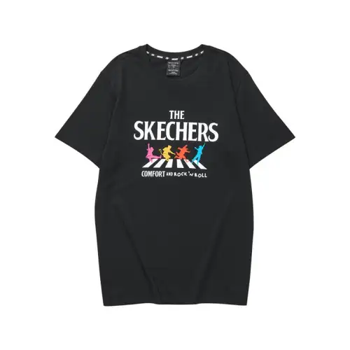 Skechers Funny Monster T Shirts Men's Crew Neck Moderate Straight Fit