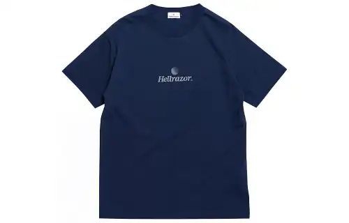 FILA T Shirts Unisex Blue Crew Neck Moderate Straight Fit